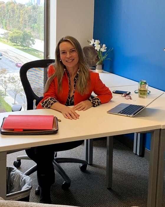 Rosane Damazio at her office in Los Angeles, California.